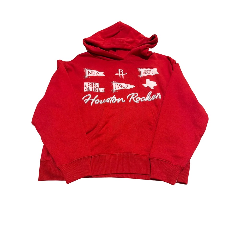 47 Brand Houston Rockets NBA Hoodie Red Womens Small K09PWJADR748949RD